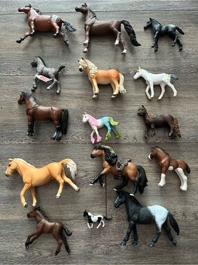 Schleich Papo Breyer Horses Lot